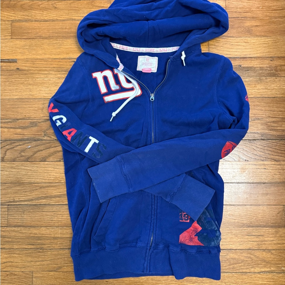 PINK NY Giants Zip Up Hoodie
